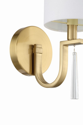 Fortuna One Light Wall Sconce (58261-SB)
