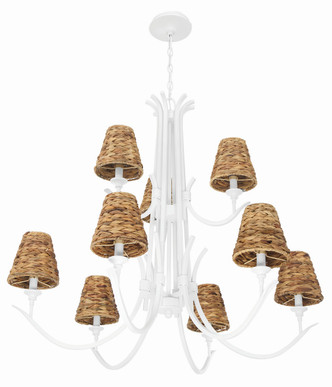 Kokomo Nine Light Chandelier (58329-MWW)