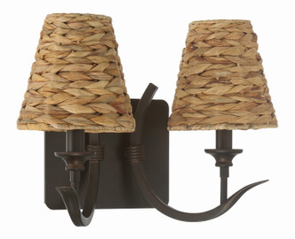 Kokomo Two Light Wall Sconce (58362-ABZ)
