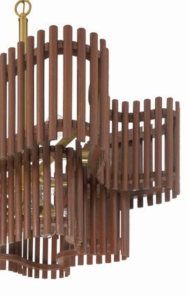 Freeform Ten Light Chandelier (58410-SBWAL)