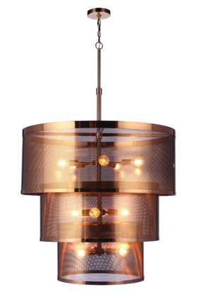 Mesh 12 Light Pendant (58992-SB)