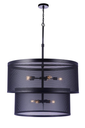 Mesh Nine Light Pendant (58999-FB)