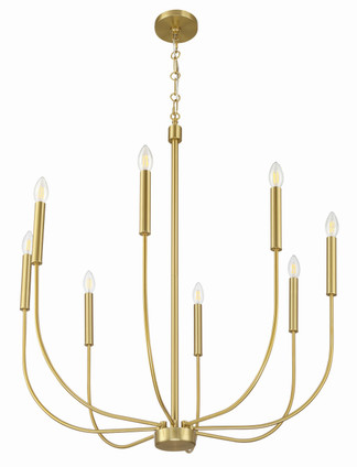 Traci Eight Light Chandelier (59828-SB)