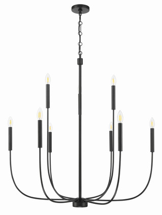 Traci Nine Light Chandelier (59829-FB)