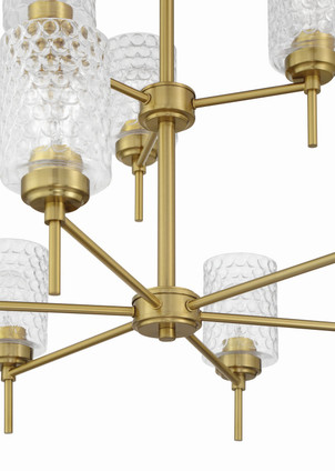 Claire Nine Light Chandelier (60529-SB)