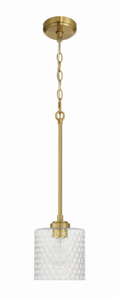 Claire One Light Mini Pendant (60591-SB)