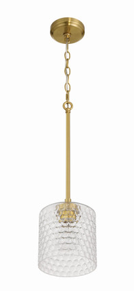 Claire One Light Mini Pendant (60591-SB)