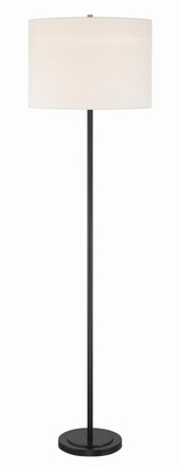Craftmade - 87010FB-F - One Light Floor Lamp - Jones - Flat Black