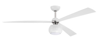 Craftmade - OTT60WPLN3 - 60 Ceiling Fan - Otto - White/Polished Nickel