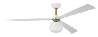 Craftmade - OTT60WSB3 - 60 Ceiling Fan - Otto - White/Satin Brass