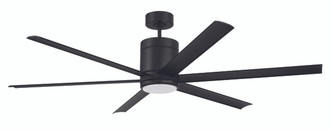 Craftmade - TTE65FB6 - 65 Ceiling Fan - Tate - Flat Black