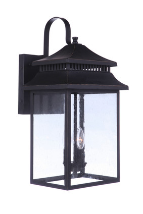 Crossbend Three Light Outdoor Wall Mount (ZA3134-DBG)