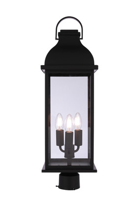 Bent Tree Three Light Outdoor Post Mount (ZA7225-MN)