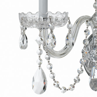Traditional Crystal Three Light Wall Sconce (1033-CH-CL-MWP)