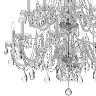 Traditional Crystal 16 Light Chandelier (1139-CH-CL-SAQ)