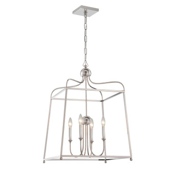 Sylvan Four Light Chandelier (2244-PN_NOSHADE)