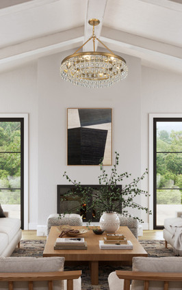 Calypso Six Light Chandelier (237-VG)