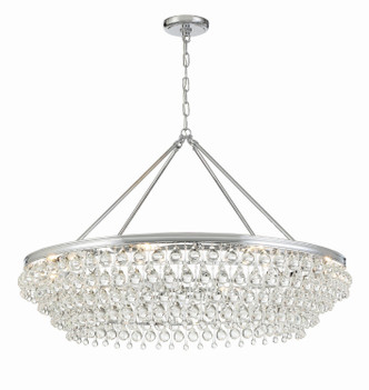 Crystorama - 278-CH - Eight Light Chandelier - Calypso - Polished Chrome