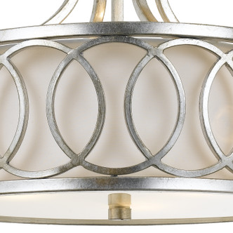 Graham Three Light Semi Flush Mount (285-SA)