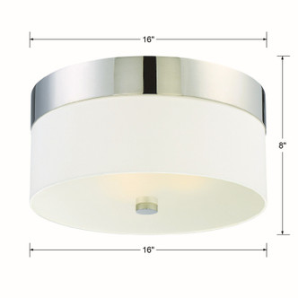 Grayson Three Light Flush Mount (293-PN)