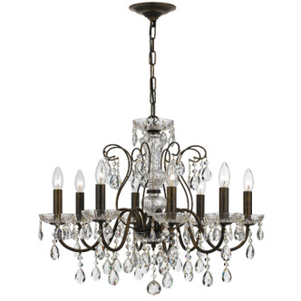Butler Eight Light Chandelier (3028-EB-CL-MWP)