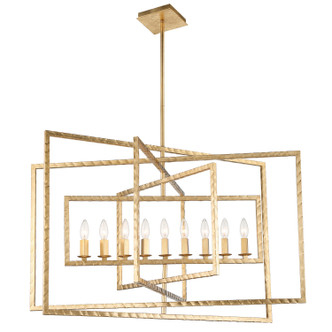 Capri Nine Light Chandelier (337-GA)