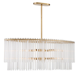 Crystorama - 398-GA - Eight Light Chandelier - Bleecker - Antique Gold Crystorama - 398-GA - Eight Light Chandelier - Bleecker - Antique Gold
