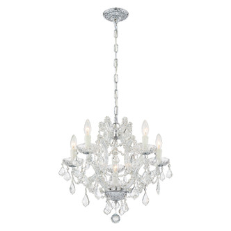 Maria Theresa Six Light Mini Chandelier (4405-CH-CL-MWP)