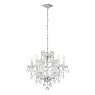 Maria Theresa Six Light Mini Chandelier (4405-CH-CL-SAQ)