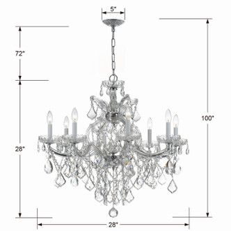 Maria Theresa Nine Light Chandelier (4409-CH-CL-S)