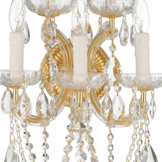 Maria Theresa Five Light Wall Sconce (4425-GD-CL-MWP)