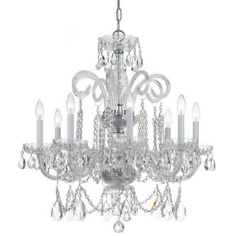 Crystorama - 5008-CH-CL-S - Eight Light Chandelier - Traditional Crystal - Polished Chrome Crystorama - 5008-CH-CL-S - Eight Light Chandelier - Traditional Crystal - Polished Chrome