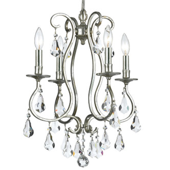 Ashton Four Light Mini Chandelier (5014-OS-CL-S) Ashton Four Light Mini Chandelier (5014-OS-CL-S)