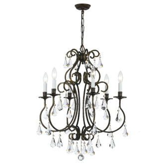Ashton Six Light Chandelier (5016-EB-CL-S)
