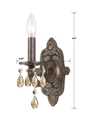 Paris Market One Light Wall Sconce (5021-VB-GT-MWP)