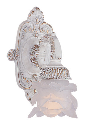 Crystorama - 5221-AW - One Light Wall Sconce - Mayfield - Antique White