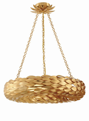 Broche Six Light Pendant (536-GA)