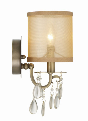 Hampton One Light Wall Sconce (5621-AB)