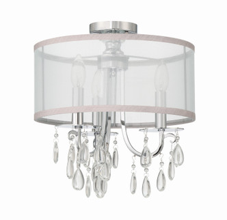 Hampton Three Light Semi Flush Mount (5623-CH_CEILING)