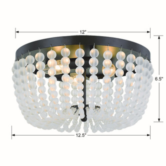 Rylee Three Light Flush Mount (600-MK)
