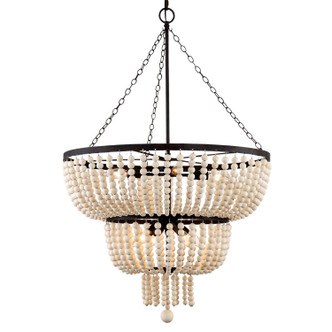 Crystorama - 610-FB - Eight Light Chandelier - Rylee - Forged Bronze