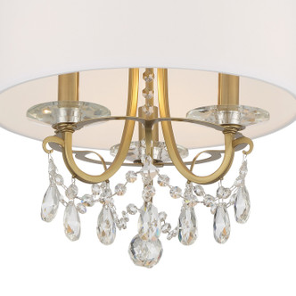 Othello Three Light Chandelier (6623-VG-CL-SAQ)
