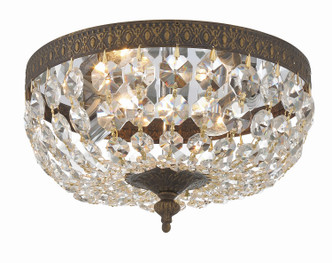 Crystorama - 710-EB-CL-MWP - Two Light Flush Mount - Waltham - English Bronze