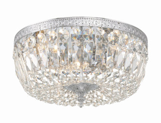 Crystorama - 714-CH-CL-MWP - Three Light Flush Mount - Ceiling Mount - Polished Chrome