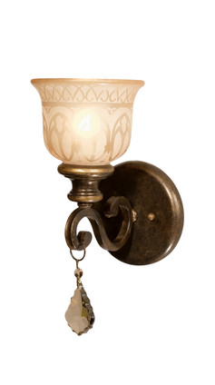 Crystorama - 7501-BU-GT-S - One Light Wall Sconce - Norwalk - Bronze Umber Crystorama - 7501-BU-GT-S - One Light Wall Sconce - Norwalk - Bronze Umber