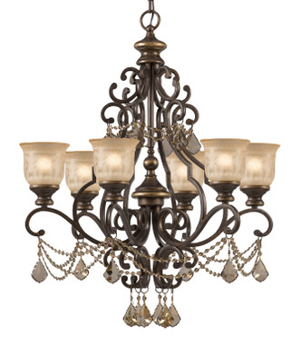Crystorama - 7516-BU-GT-S - Six Light Chandelier - Norwalk - Bronze Umber Crystorama - 7516-BU-GT-S - Six Light Chandelier - Norwalk - Bronze Umber