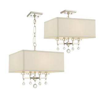 Paxton Four Light Semi Flush Mount (8105-PN_CEILING)