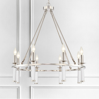 Baxter Eight Light Chandelier (8867-PN)