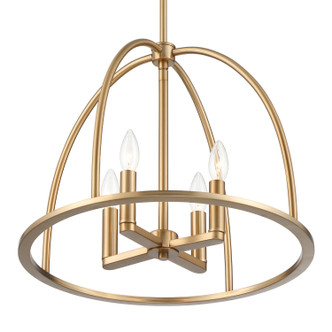Abbott Four Light Chandelier (ABB-3004-VG)
