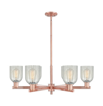 Innovations - 716-6CR-AC-G2511 - Six Light Chandelier - Arcadia - Antique Copper